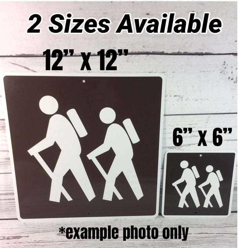 Bicycle Trail Metal Sign: Parks & Recreation Bike Path Decor image 4