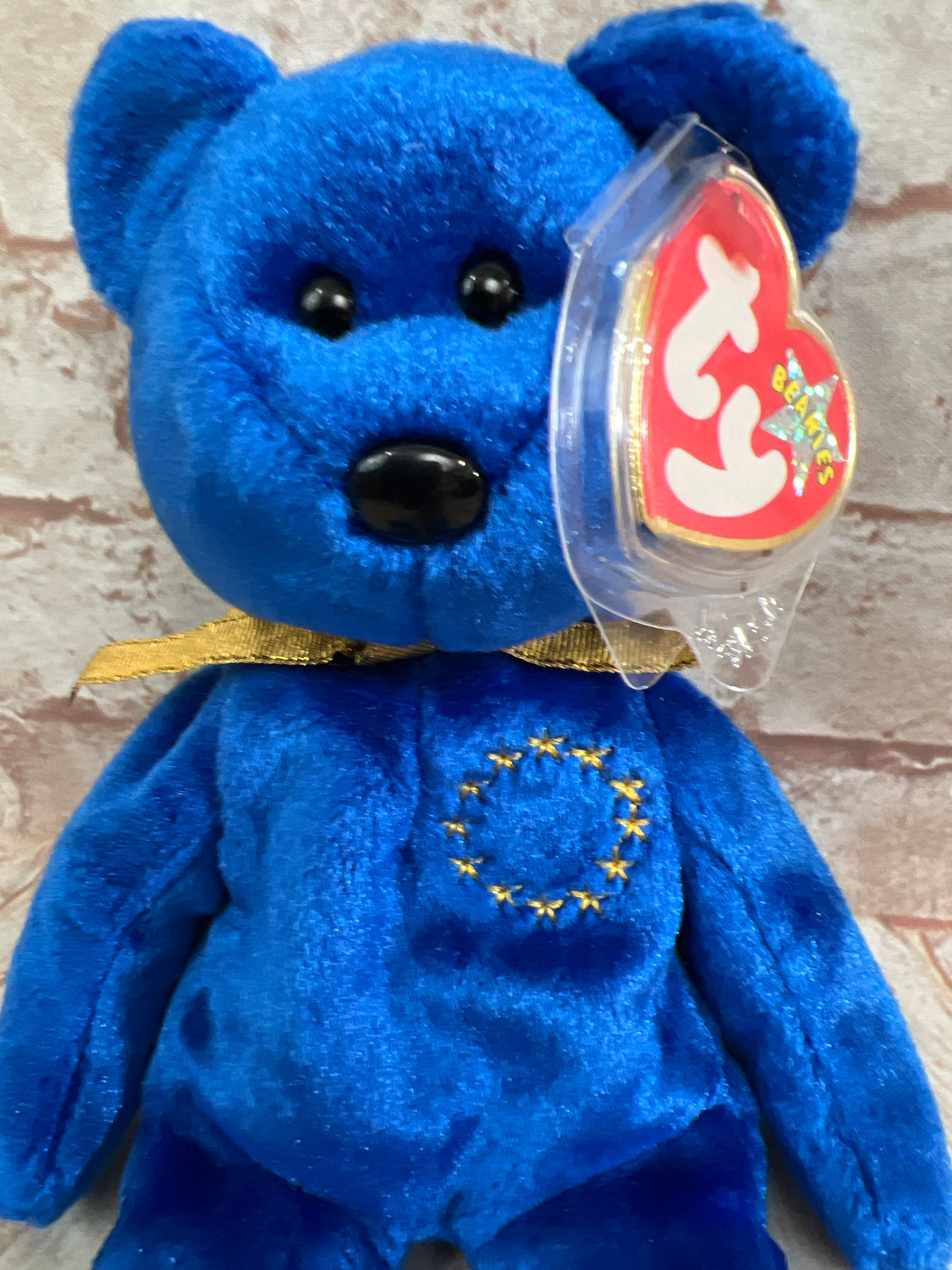 Vintage Ty Unity Bear Plush Stuffed Animal Beanie Babies 8 Etsy