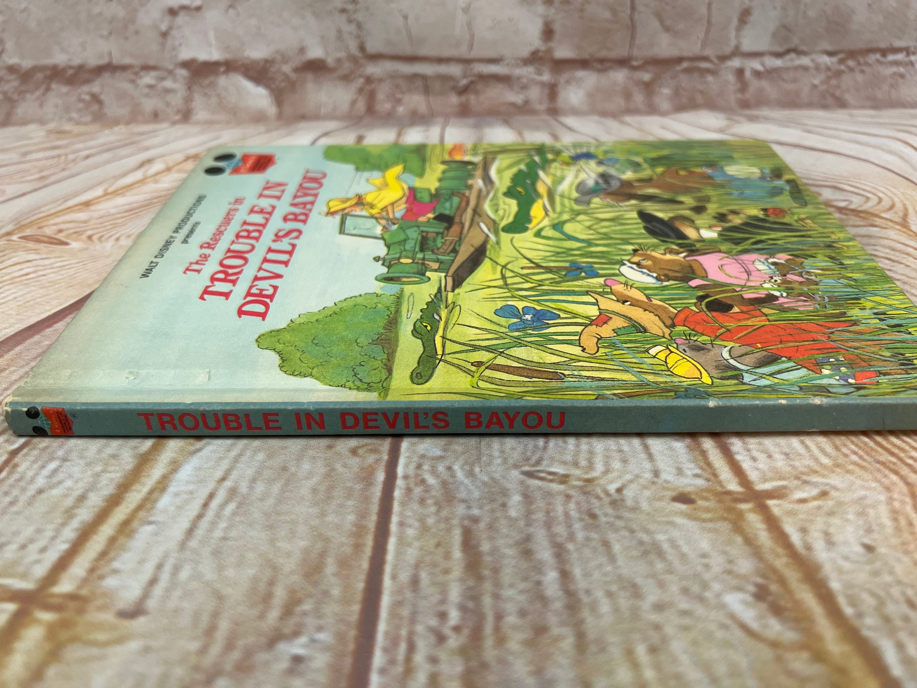 The Rescuers Book Devil Vintage 1980 Disney's the Rescuers: Trouble in Devil's Bayou Hardcover ...