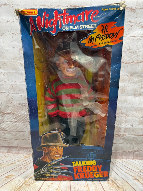 Vintage 1989 Talking Freddy Krueger Action Figure Doll 18 Vintage 1989 Talking Freddy Krueger Action Figure Doll 18
