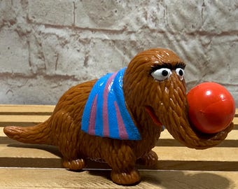 Vintage Sesamstraße Mr. Snuffleupagus PVC Figur von Applause