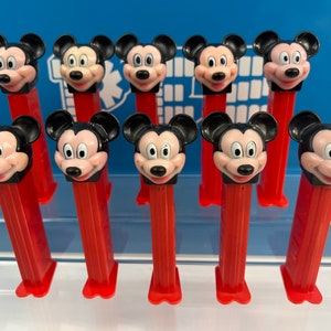 Vintage Mickey Mouse PEZ Dispensers - Party Lot of 10