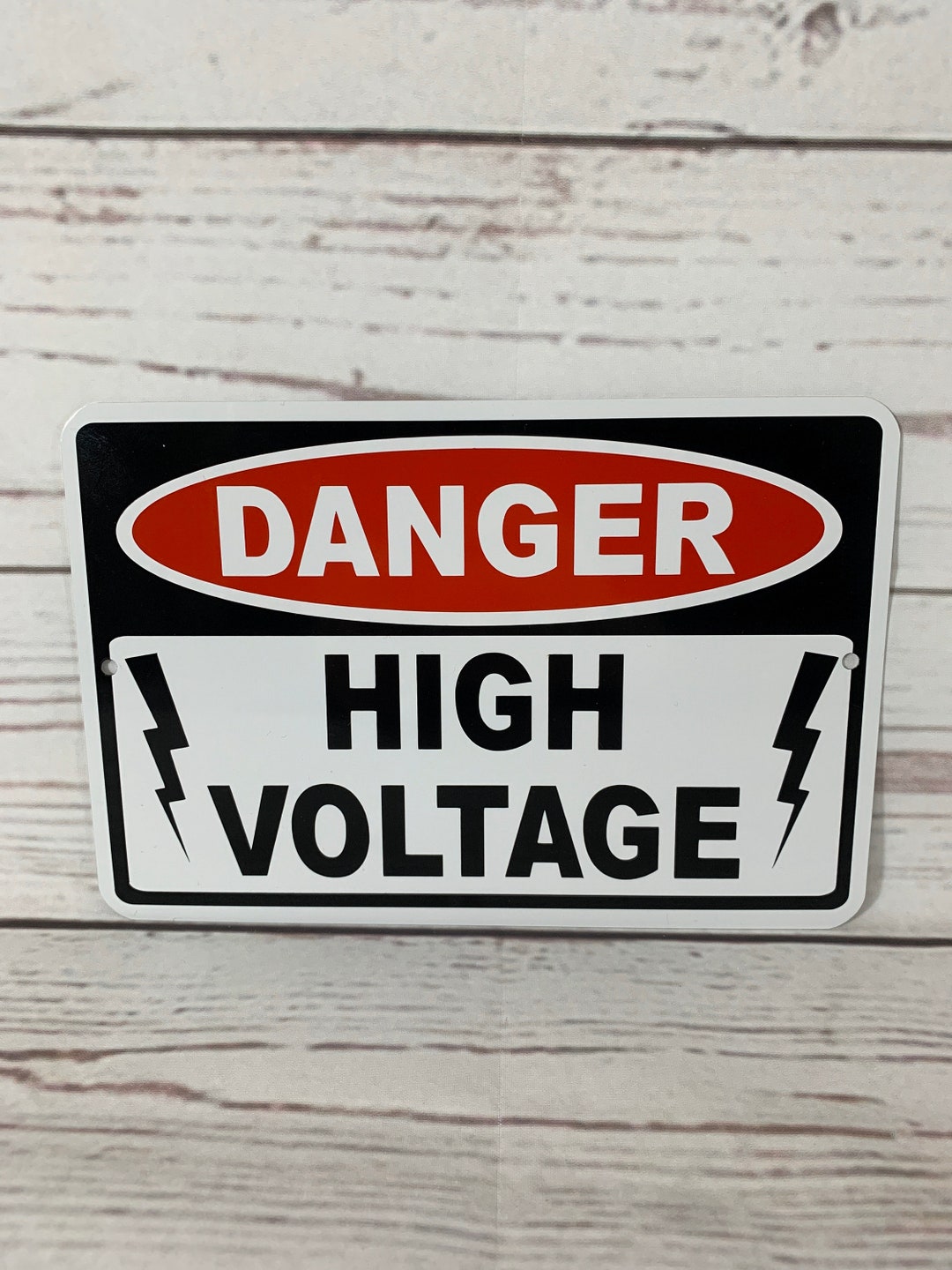 DANGER High Voltage Metal Electricity Safety Warning Sign New - (3 ...