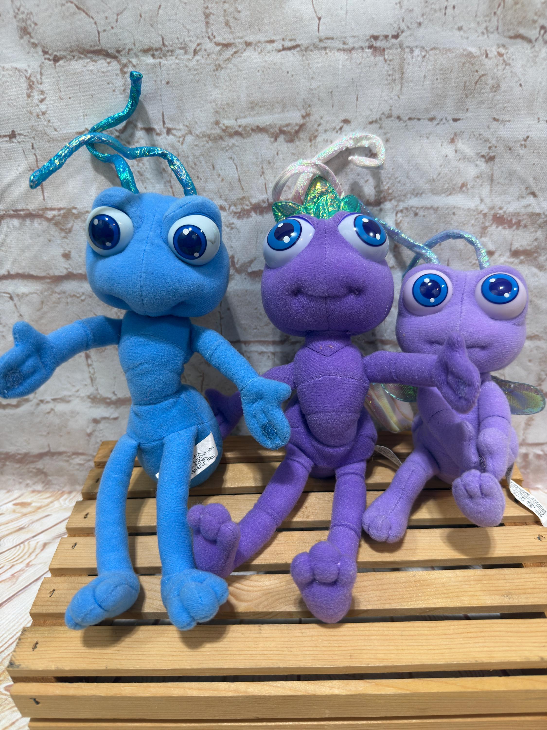 ぬいぐるみ a bugs life Set of 10 Vintage Disney A Bug's Life Bean Bag Plush Toys