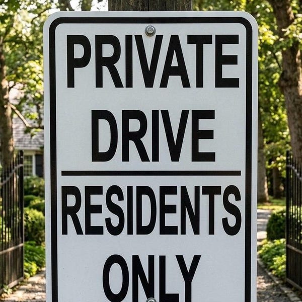 Residents Only Resident Only Signs - Etsy