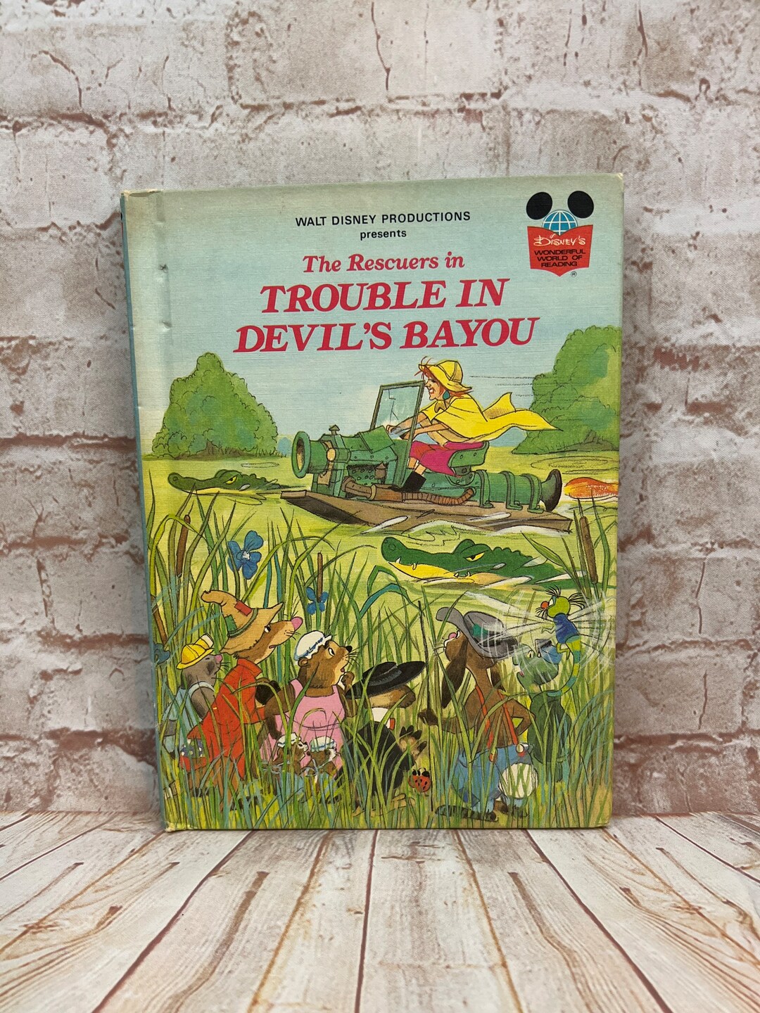 The Rescuers Book Devil Vintage 1980 Disney's the Rescuers: Trouble in Devil's Bayou Hardcover ...