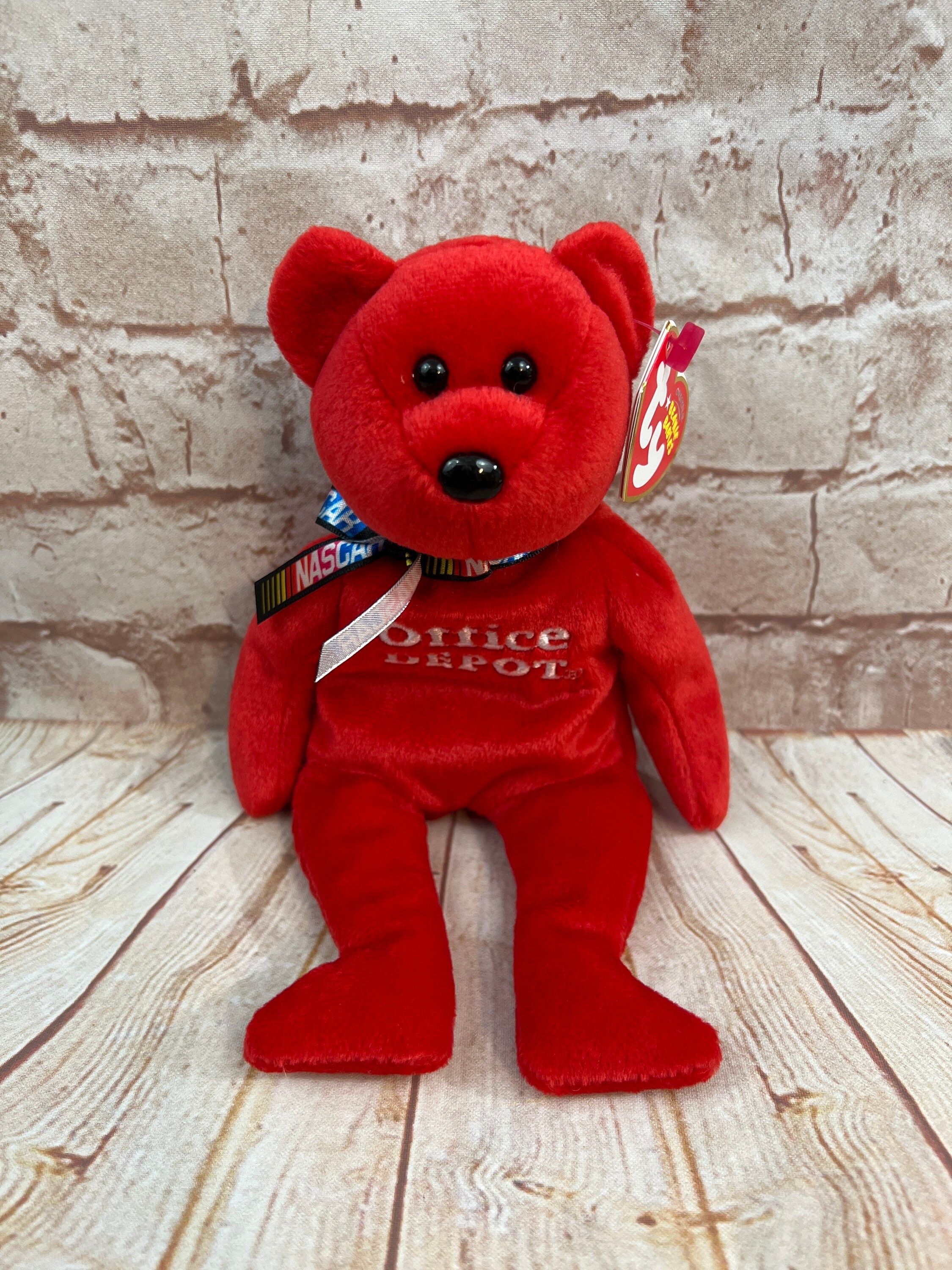 red bear plush