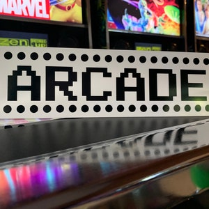 ARCADE Mini Video Game Room Metal Sign 3&quot;x12&quot; NEW