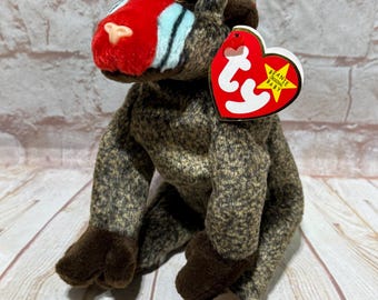 Ty Beanie Baby “peepers” the Adorable Bush Baby/night Monkey *rare