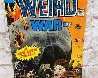 Vintage 1978 Weird War Tales DC Comic Book: The Hindenburg Story