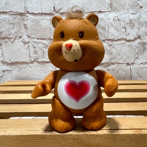 Vintage 1983 Care Bears Posable Friend Bear 3.5” PVC Miniature Figure Toy by Kenner