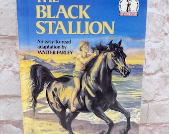 Vintage 1986 Dr. Seuss "The Black Stallion" by Walter Farley – Grolier Book Club Edition – Illustrated