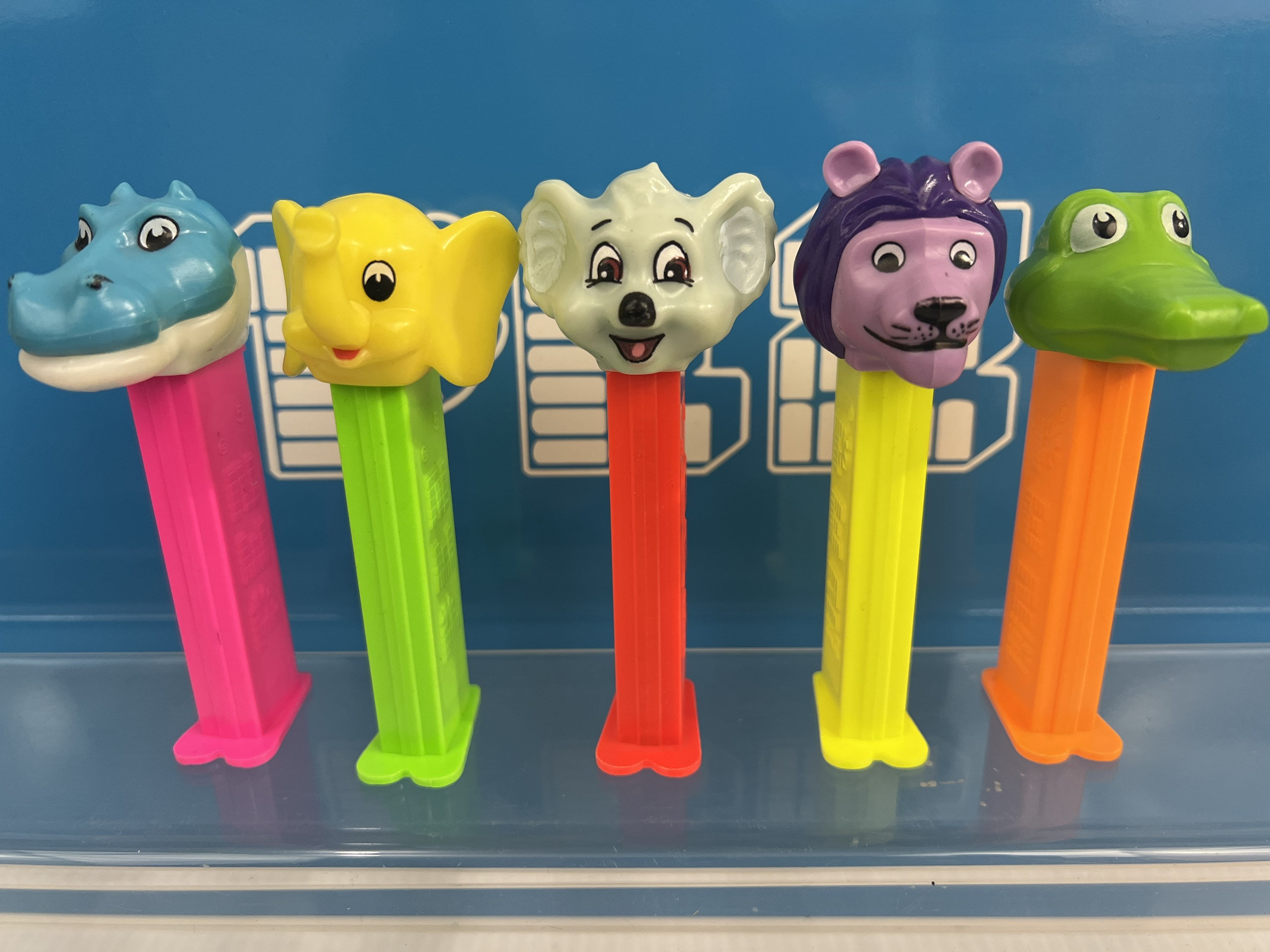 Vintage Set of 5 PEZ Kooky Zoo European Euro PEZ Dispensers - Etsy