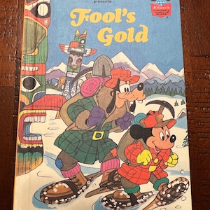 Vintage 1983 Disney Wonderful World of Reading Fool’s Gold hardcover children book
