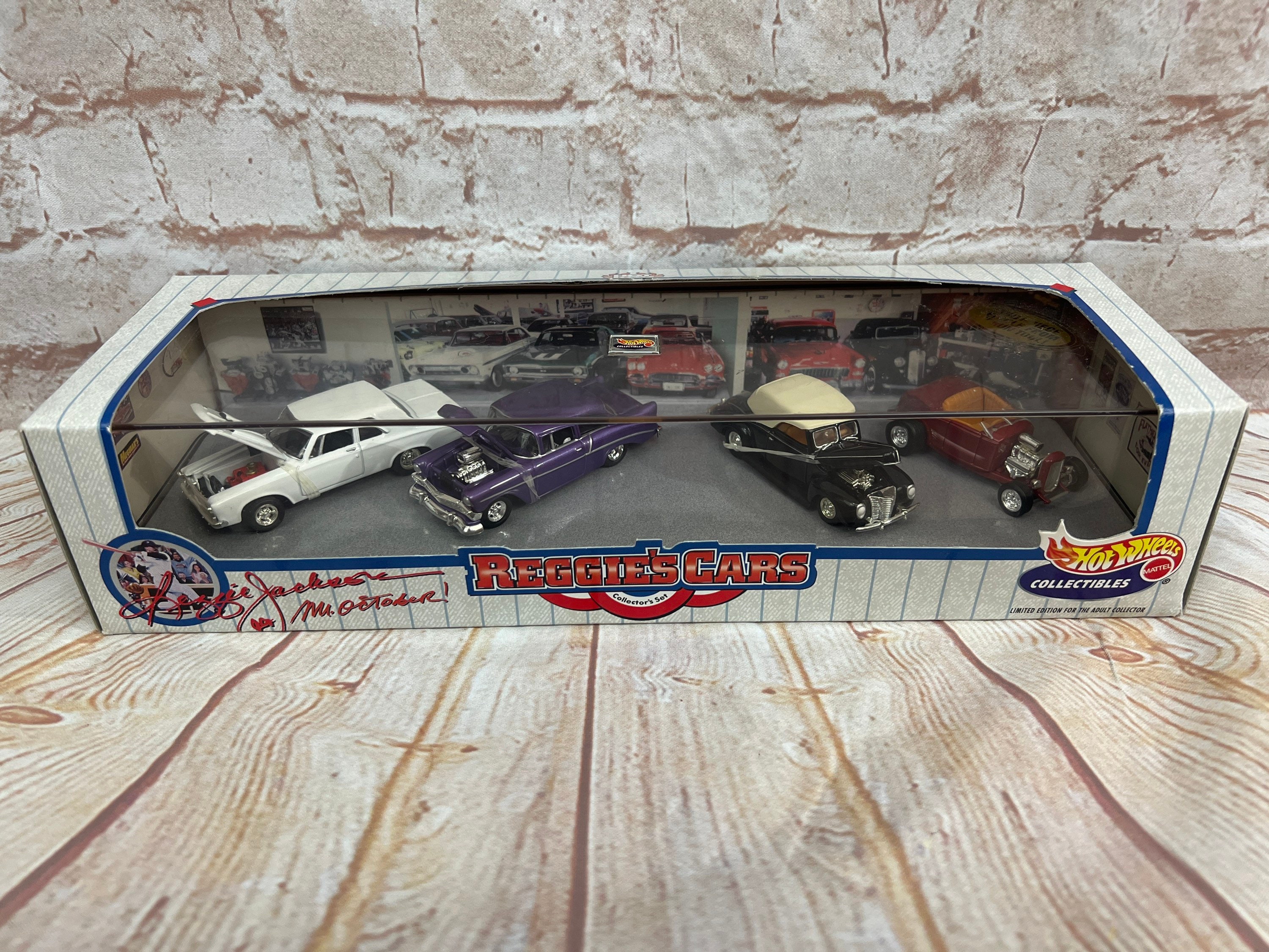 Vintage 1998 Limited Edition Set of 4 Hot Wheels Reggie's Cars