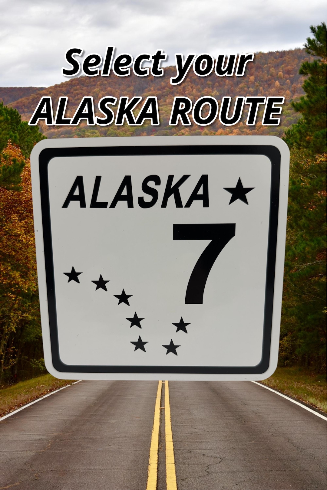 Custom Alaska State Route Sign: Personalized Metal Road Sign - Etsy