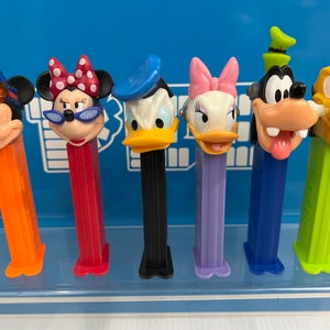 Set of 6 Disney Mickey Mouse Extreme PEZ Dispensers Lot Minnie daisy donald duck Pluto Goofy