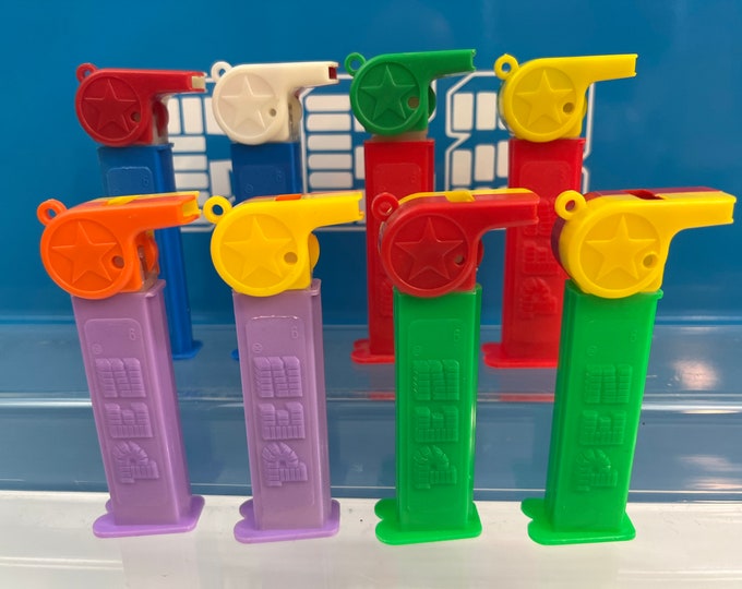Vintage Complete Set of 8 Original Coach Whistles PEZ Etsy