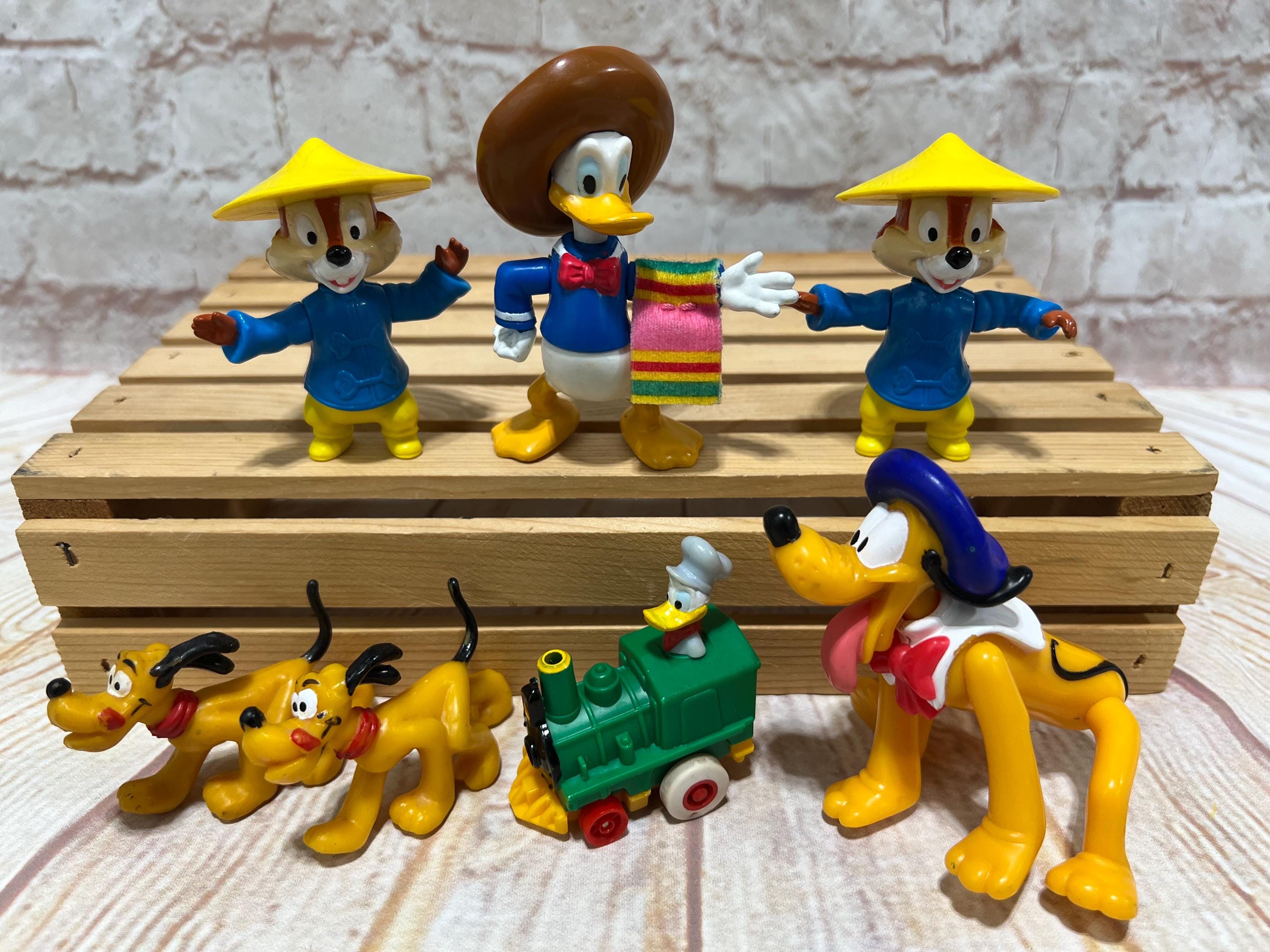 Vintage 90s Mickey & Friends Happy Meal Toys: Epcot Adventure Lot