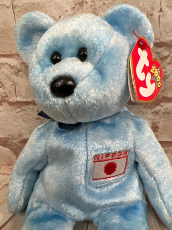 コリアグランドセール 2025 Vintage 2000 TY Nipponia the Nippon Japan Release Bear Plush ぬいぐるみ