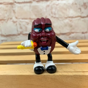 Vintage 1988 California Raisins Singer PVC Figure by Applause