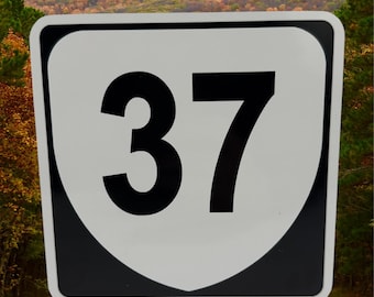 Virginia Interstate Route 64 Highway Marker Road Sign 1957