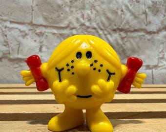 Jahrgang 1981 Little Miss Sunshine von Mr. Men & Little Miss Arbys Mini PVC Miniatur Actionfigur Spielzeug Hargreaves Figurine