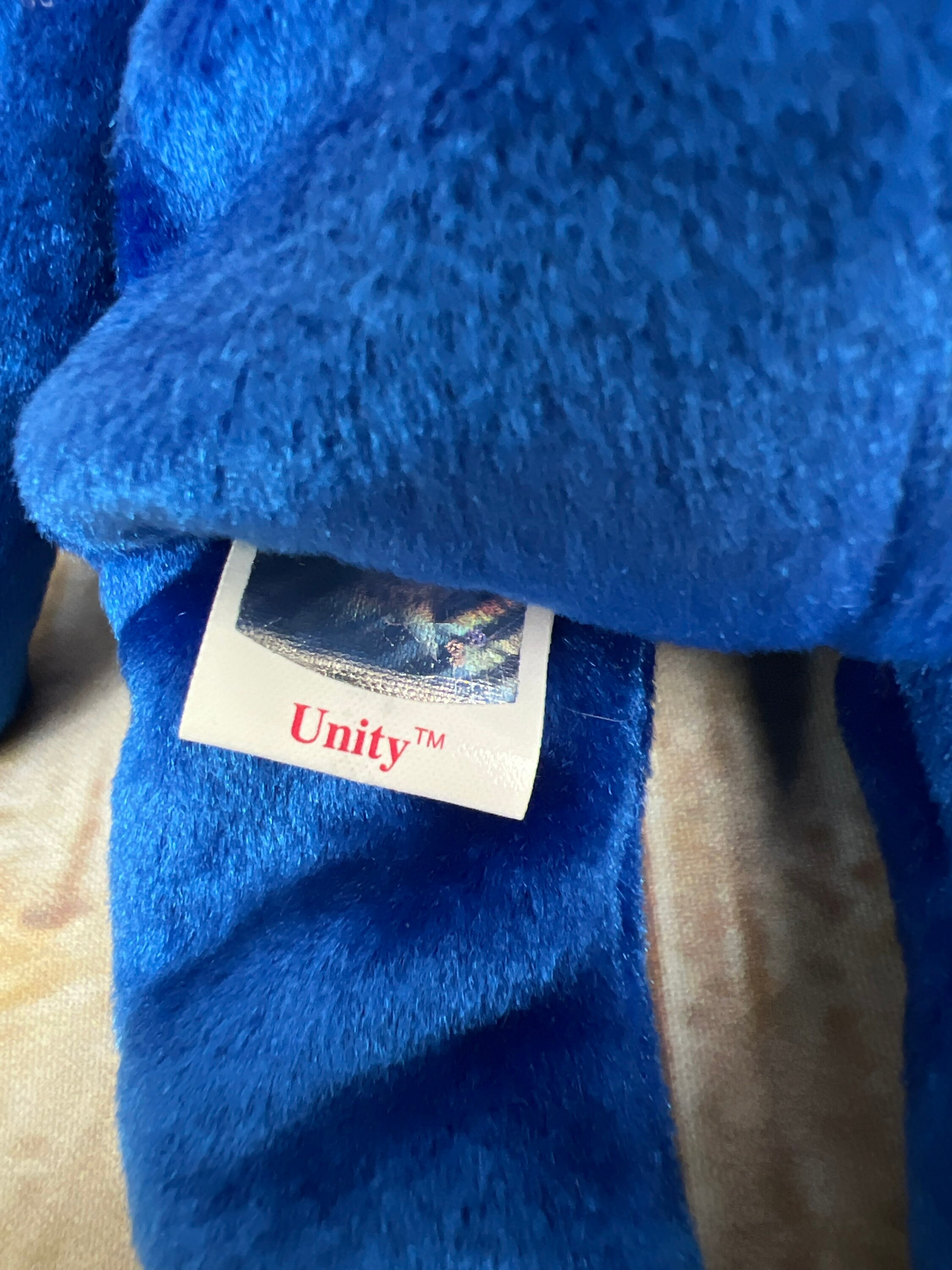 Vintage Ty Unity Bear Plush Stuffed Animal Beanie Babies 8 Etsy