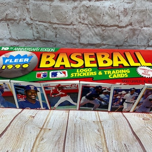 Vintage 1990 Fleer MLB Baseball Sport Cards Traded Series Complete Set 660 kaarten + 45 stickers 10e verjaardag