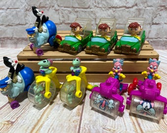 Vintage 1992 Tiny Toons & Animaniacs McDonald's Happy Meal Toys - Lot of 9