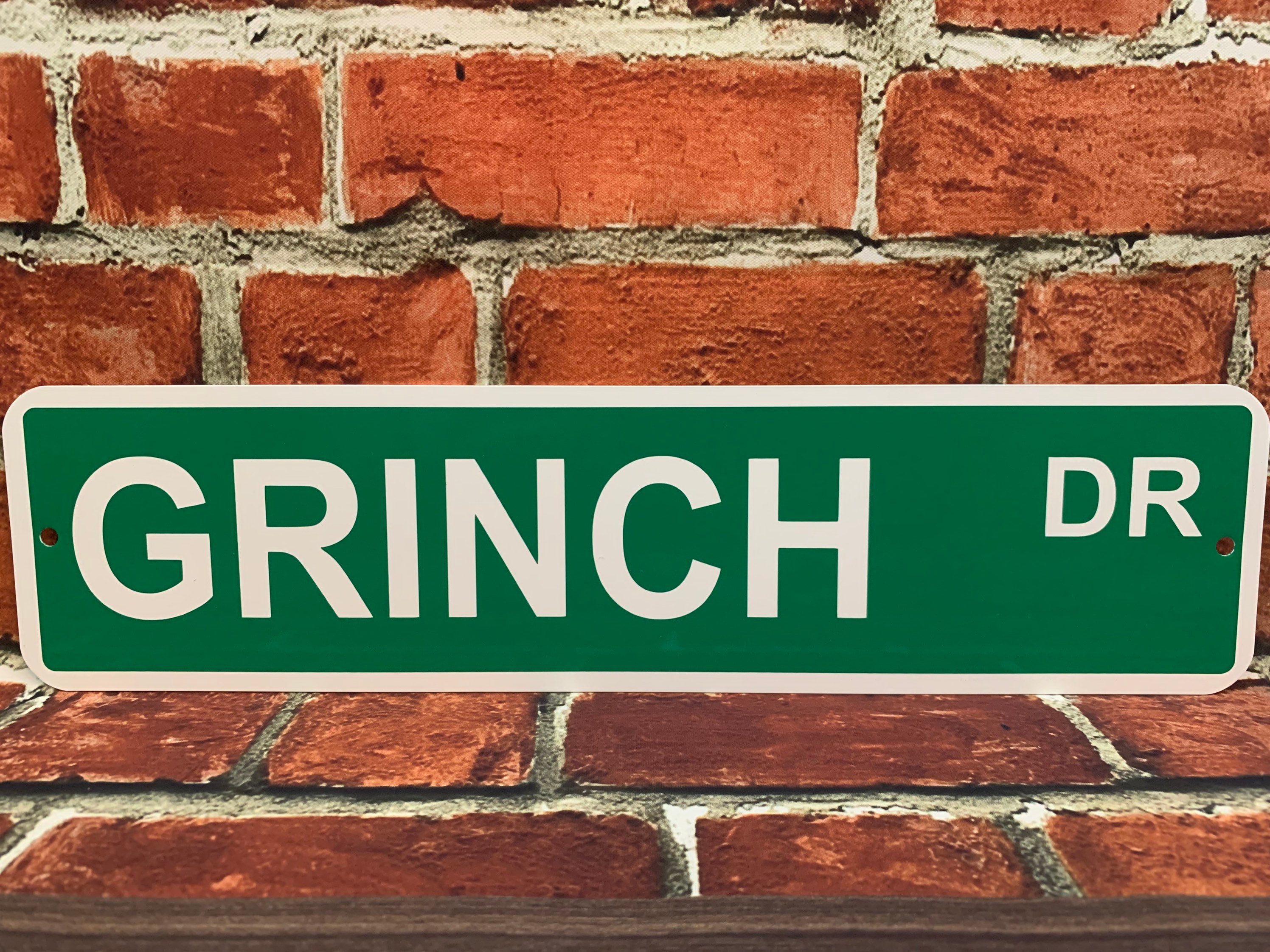 Grinch Drive METAL Christmas Street Sign 3x12 New - Etsy