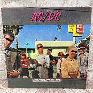 Vintage 1981 AC/DC “Dirty Deeds Done Dirt Cheap” Lp Album Vinyl Record SD 16033 Stereo
