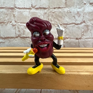 Vintage 1988 California Raisins Girl Singer PVC Figure - Applause