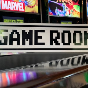 Game Room Mini Metal Sign 3&quot;x12&quot; NEW