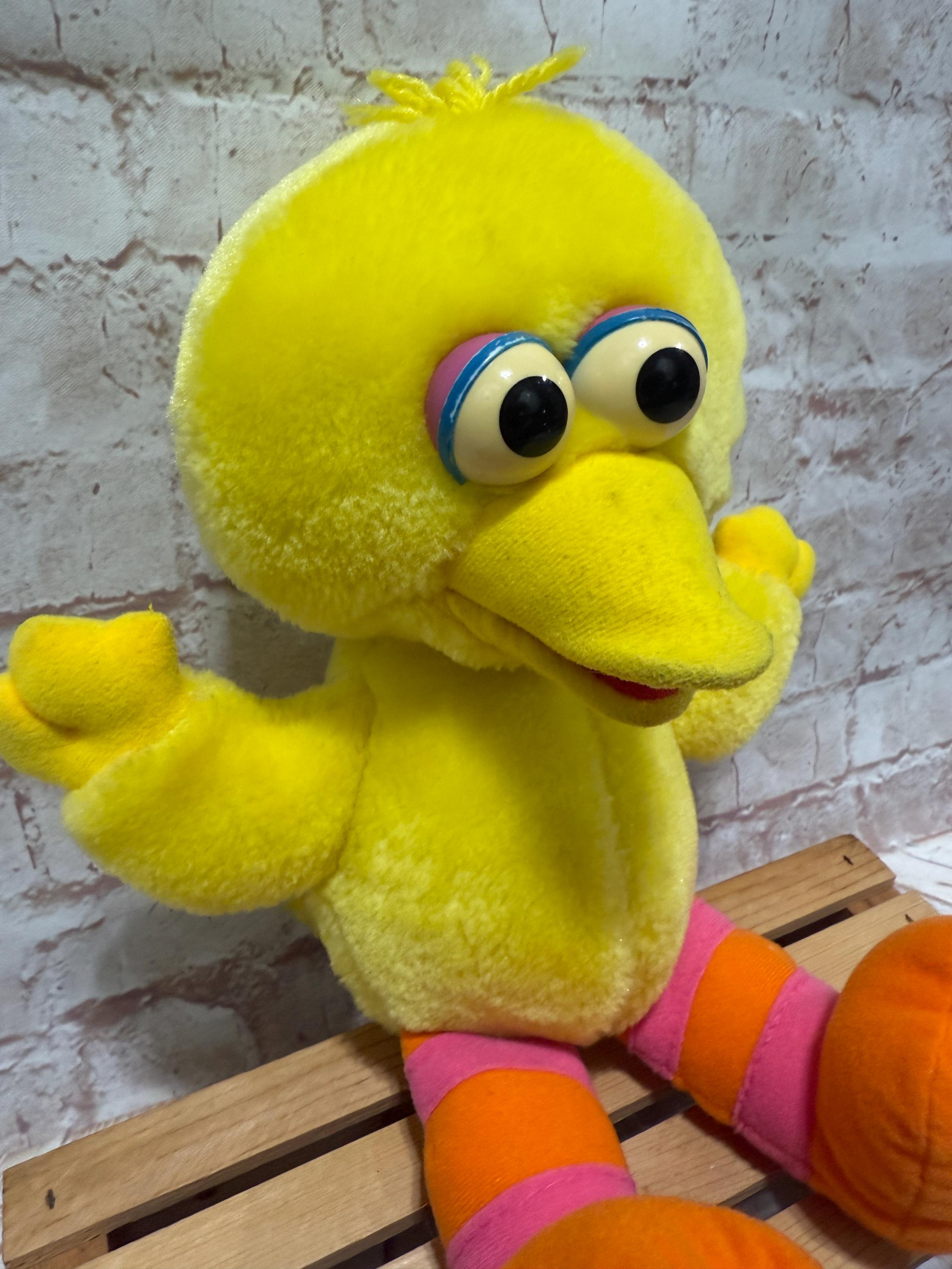 Vintage 1996 Sesame Street Tickle Big Bird Plush Toy: Talking