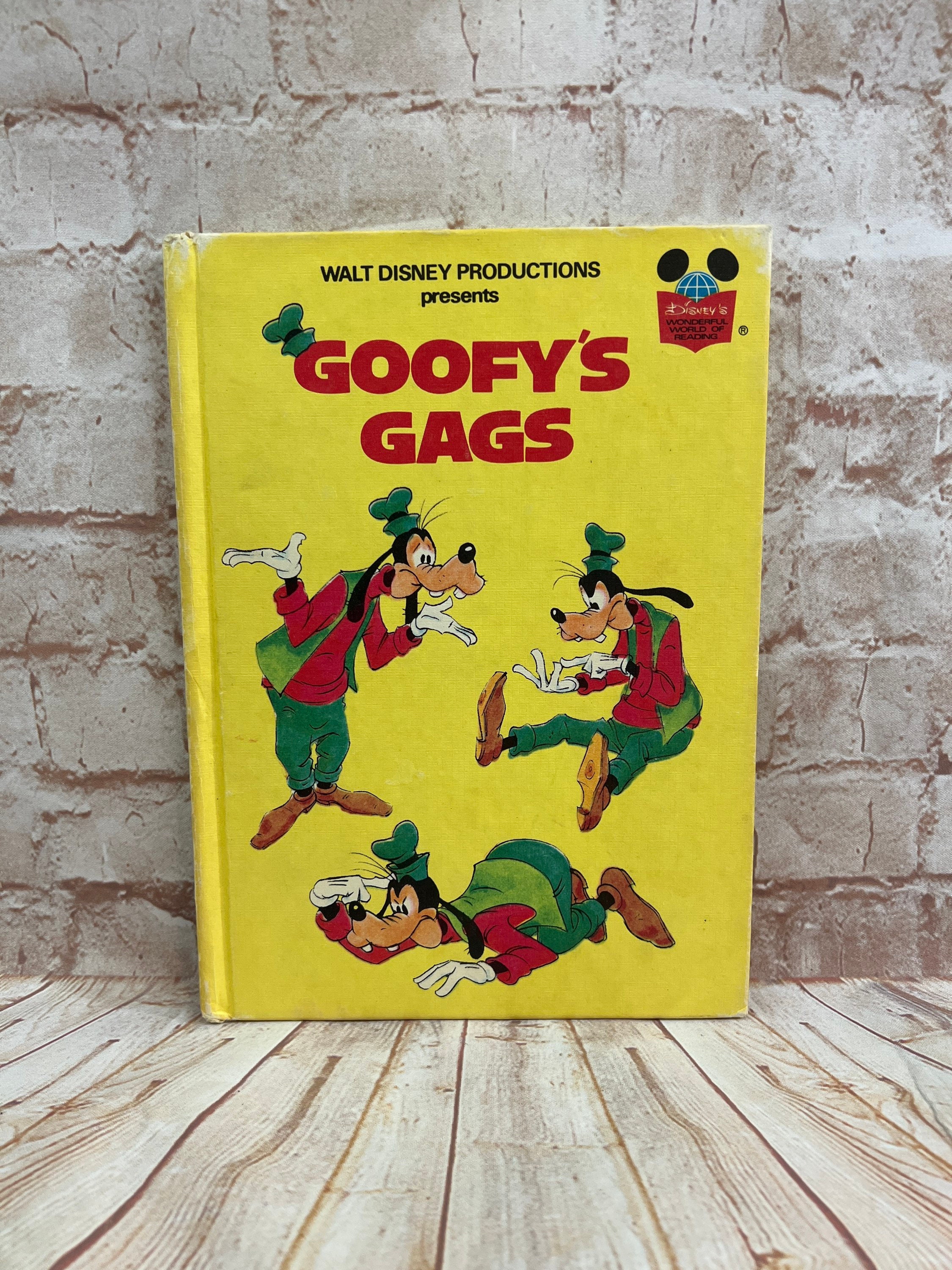 Vintage 1974 Disney Wonderful World of Reading Goofy's Gags