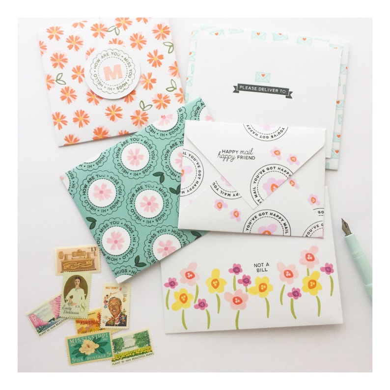 Happy Mail Year 3 Stamp Set by Right at Home Shop