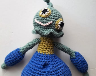 Crochet Monster, Amigurumi Toy, Monster doll, Unique, Crochet Doll, Tim the monster, Best monster ever, Cute monster, Cute toy, Special toy