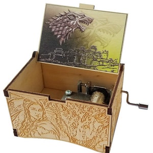 Game of Thrones Music Box with the Main Title Theme Song - House Stark
