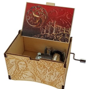 Game of Thrones Music Box with the Main Title Theme Song - House Targaryen