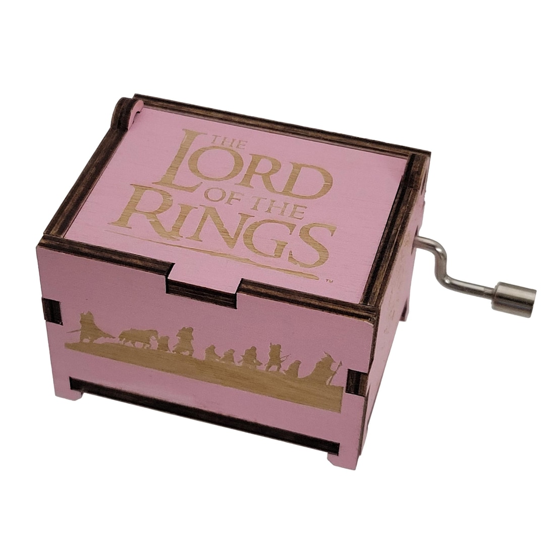 Lord of the Rings Pink Mini Music Box, Plays 