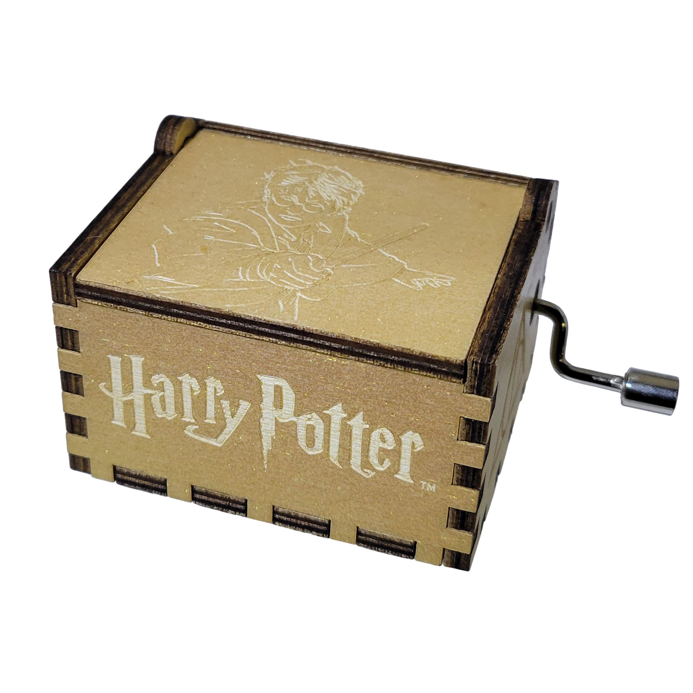 Harry Potter Gold Mini Music Box, Featuring Music of Hedwig's