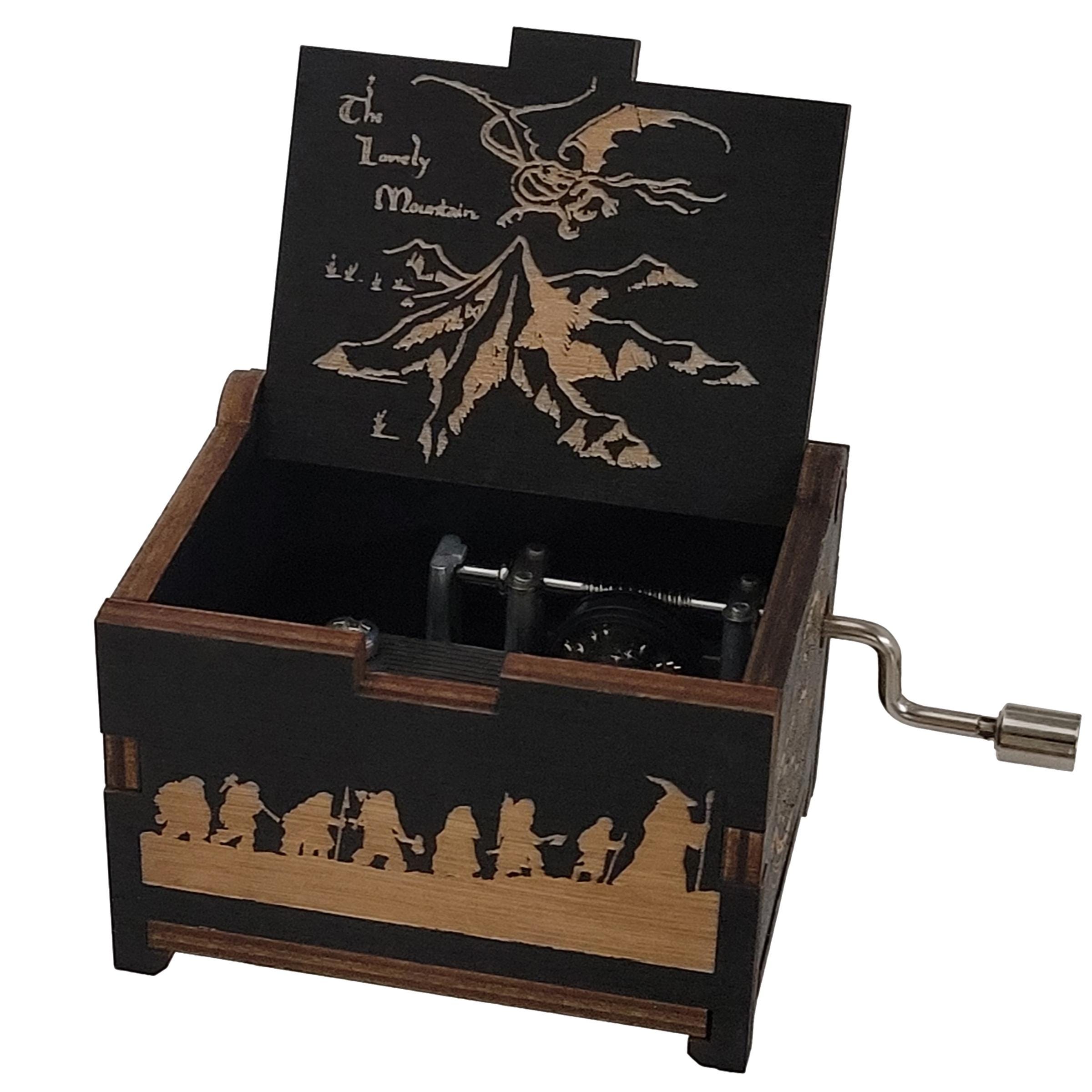 The Hobbit Black Mini Music Box, Plays 