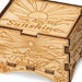 Artistic Music Box, 'You Are My Sunshine', Laser Engraved Wood Hand Crank Music Box 