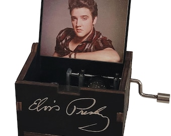 Elvis Presley Black Mini Music Box - Young