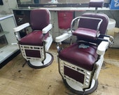 Two Theo A Kochs antique barber chairs. BEST OFFER