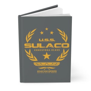 Aliens inspired hardcover journal matte