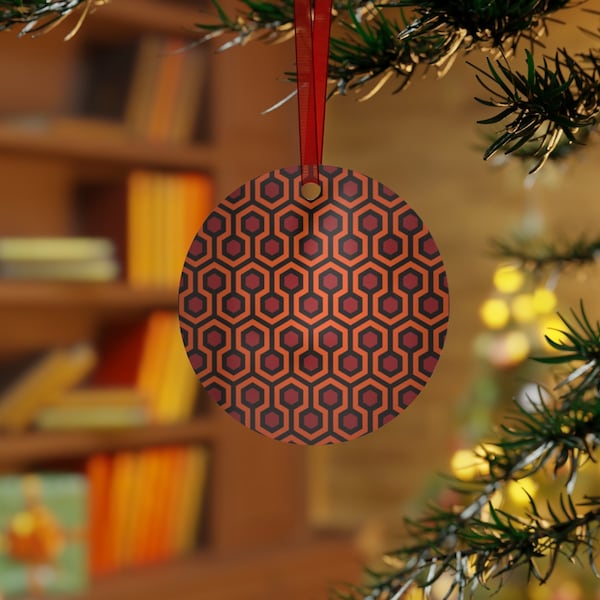 The Shining inspired metal Christmas ornament/ The Shining  fans/ The Shining gifts/ Movie gifts