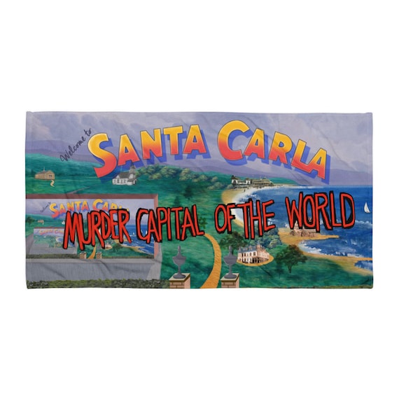 Santa Carla Lost Boys Beach Towel/ Lost Boys Fans/ Lost Boys Gifts
