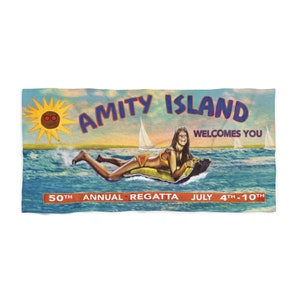 Jaws Beach Towel/  Jaws fans/ Jaws gifts/ Movie gifts
